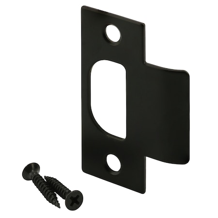 Prime-Line T Strike Schlage with Screws Matte Black 5 Pack MP2795